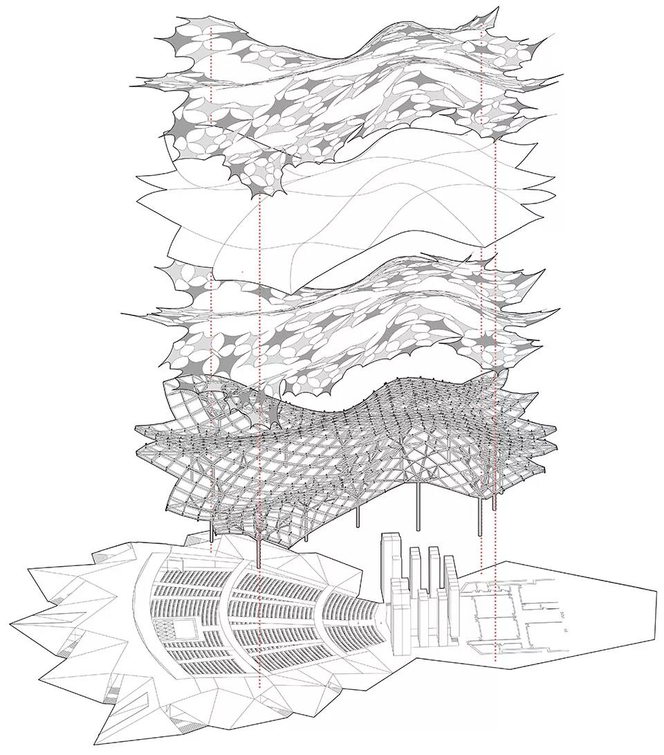宿遷三臺(tái)山森林公園花田劇場(chǎng)膜結(jié)構(gòu)
