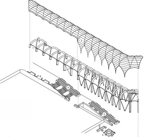 深圳景秀膜結(jié)構(gòu)建筑走廊