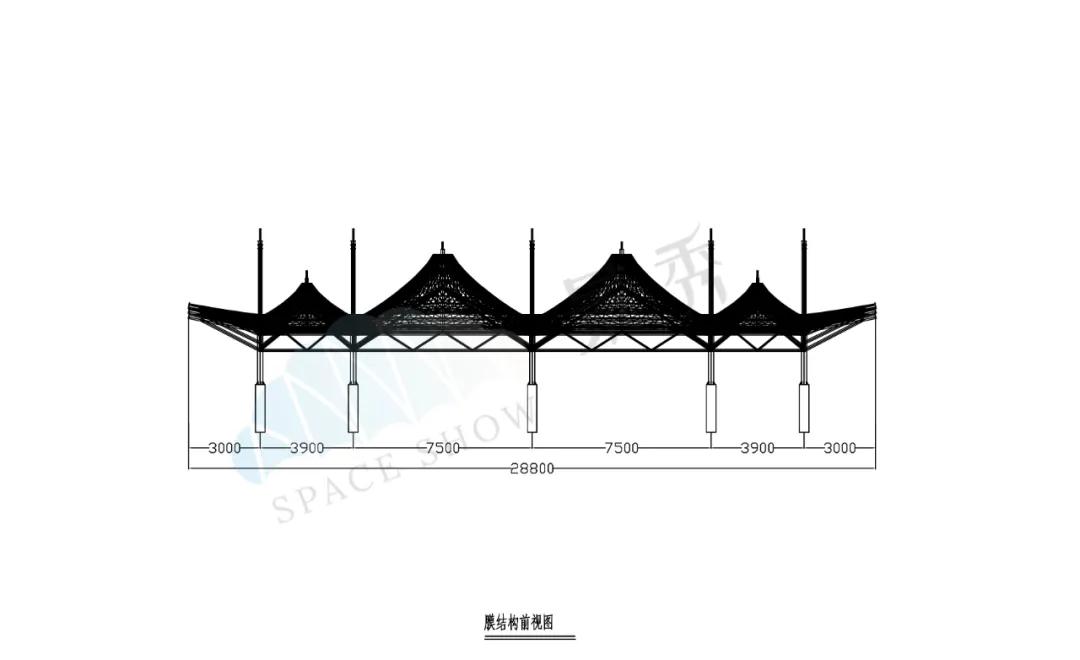 膜結(jié)構(gòu)看臺(tái)