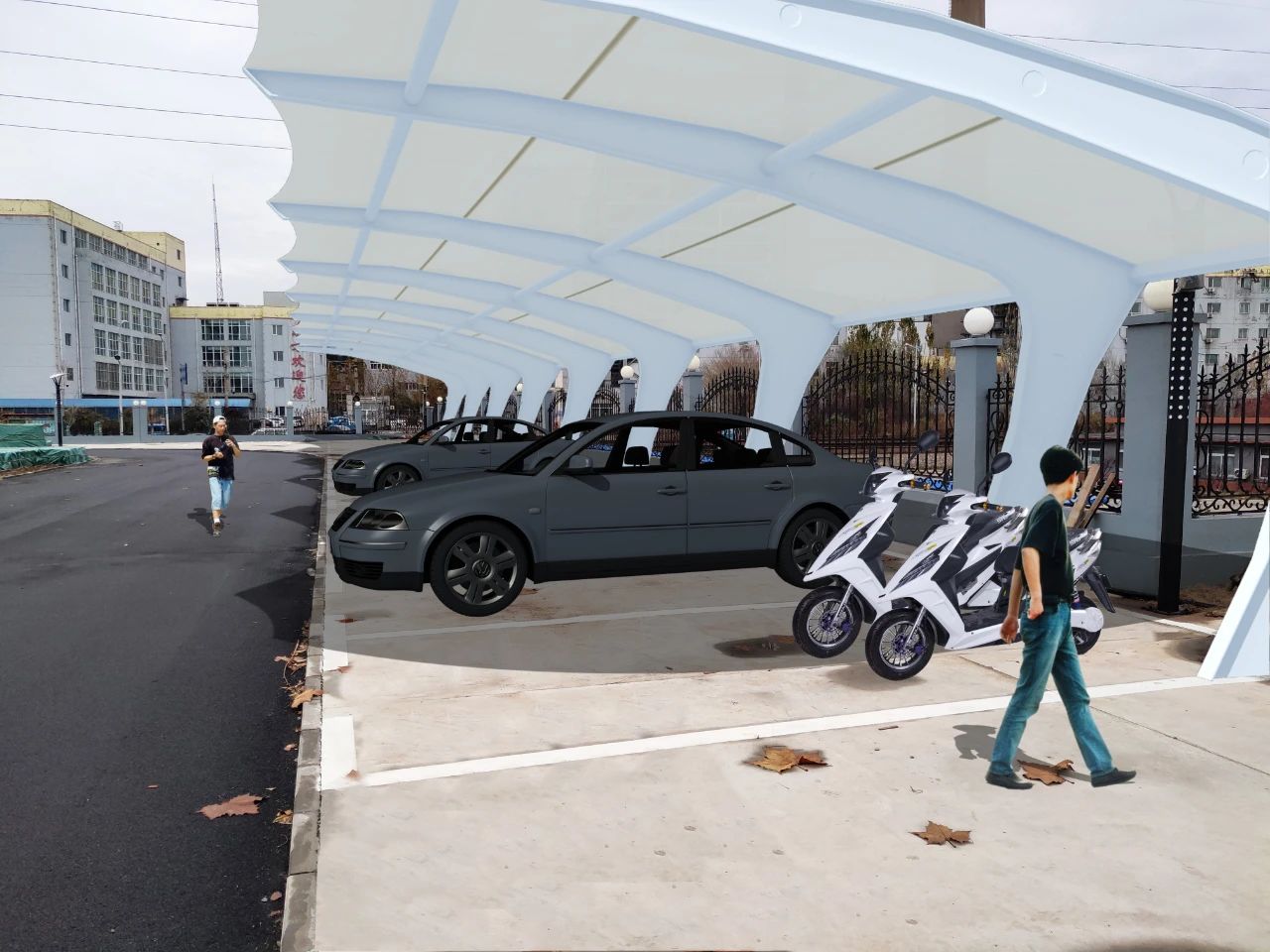 膜結(jié)構(gòu)車棚