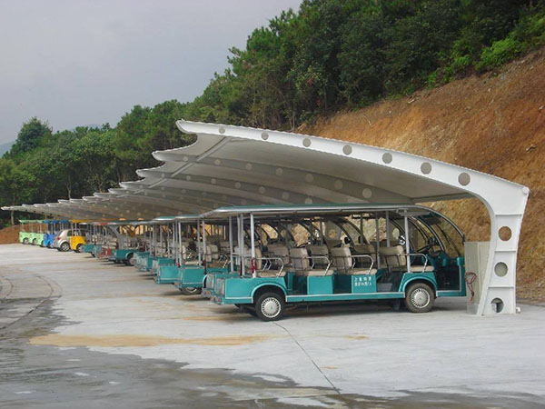 膜結(jié)構(gòu)鋼結(jié)構(gòu)車棚