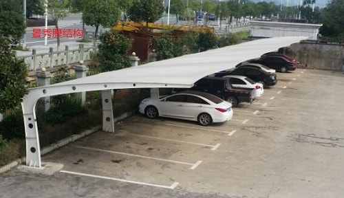 膜結構停車場車棚