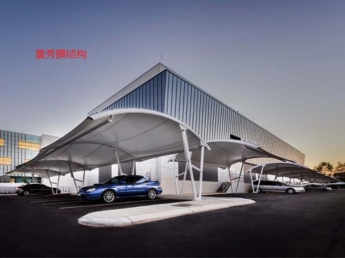 停車場(chǎng)膜結(jié)構(gòu)遮陽(yáng)棚