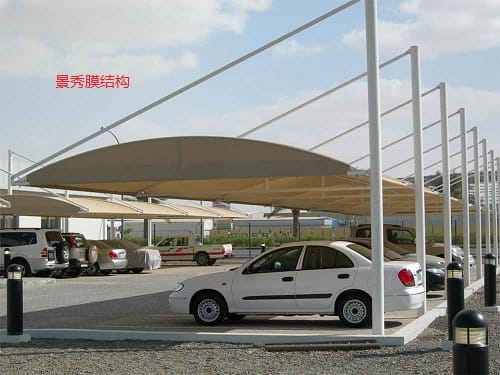 pvdf膜結(jié)構(gòu)車棚