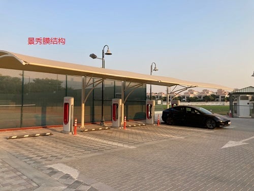 充電車棚膜結(jié)構(gòu)