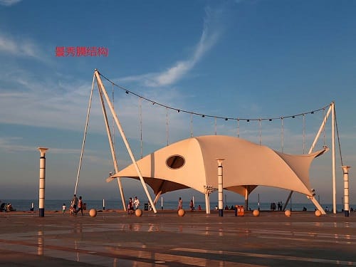 海邊膜結(jié)構(gòu)景觀