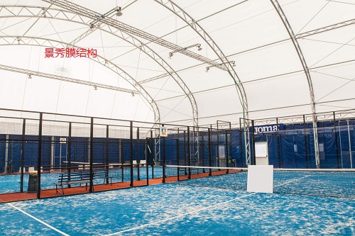 遮陽(yáng)棚羽毛球館搭棚