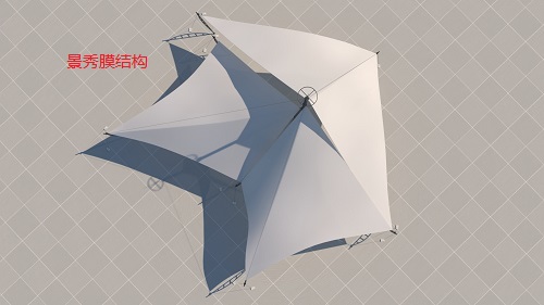 洛陽(yáng)上海路景觀膜結(jié)構(gòu)案例分享
