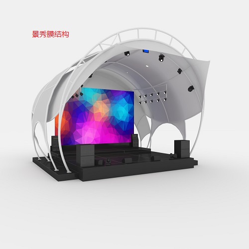 貴陽(yáng)市白云區(qū)玫瑰舞臺(tái)膜結(jié)構(gòu)工程